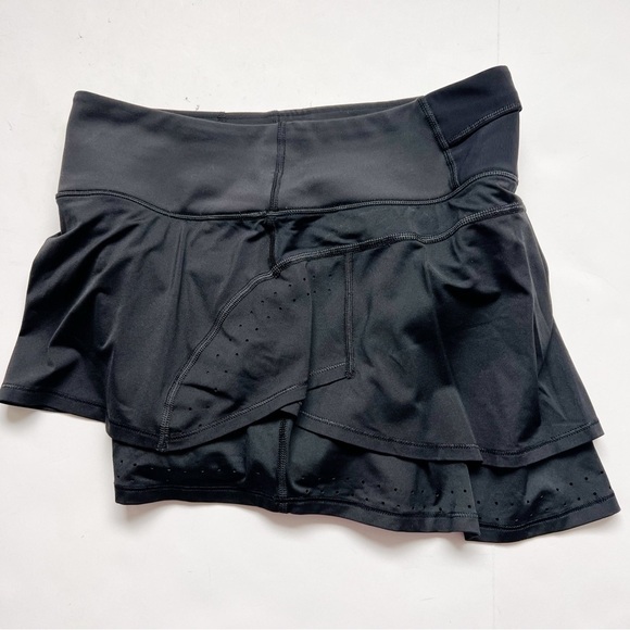 2/25 Athleta Stealth Trucool Skort Skirt Tennis Golf Pickleball Black Small - Picture 4 of 7